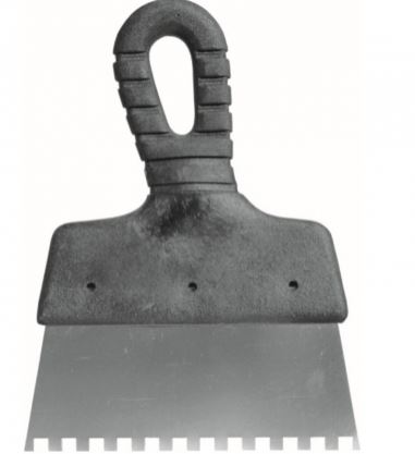 Dedra Szpachla do kleju 150mm ząb 8x8 nierdzewna ZP150N/8