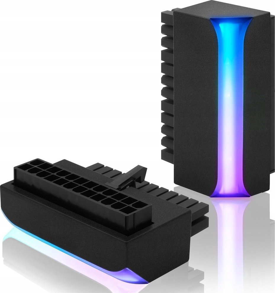 Złącze adapter przedłużka ATX 24 PIN ARGB do Płyty głównej 90 stopni