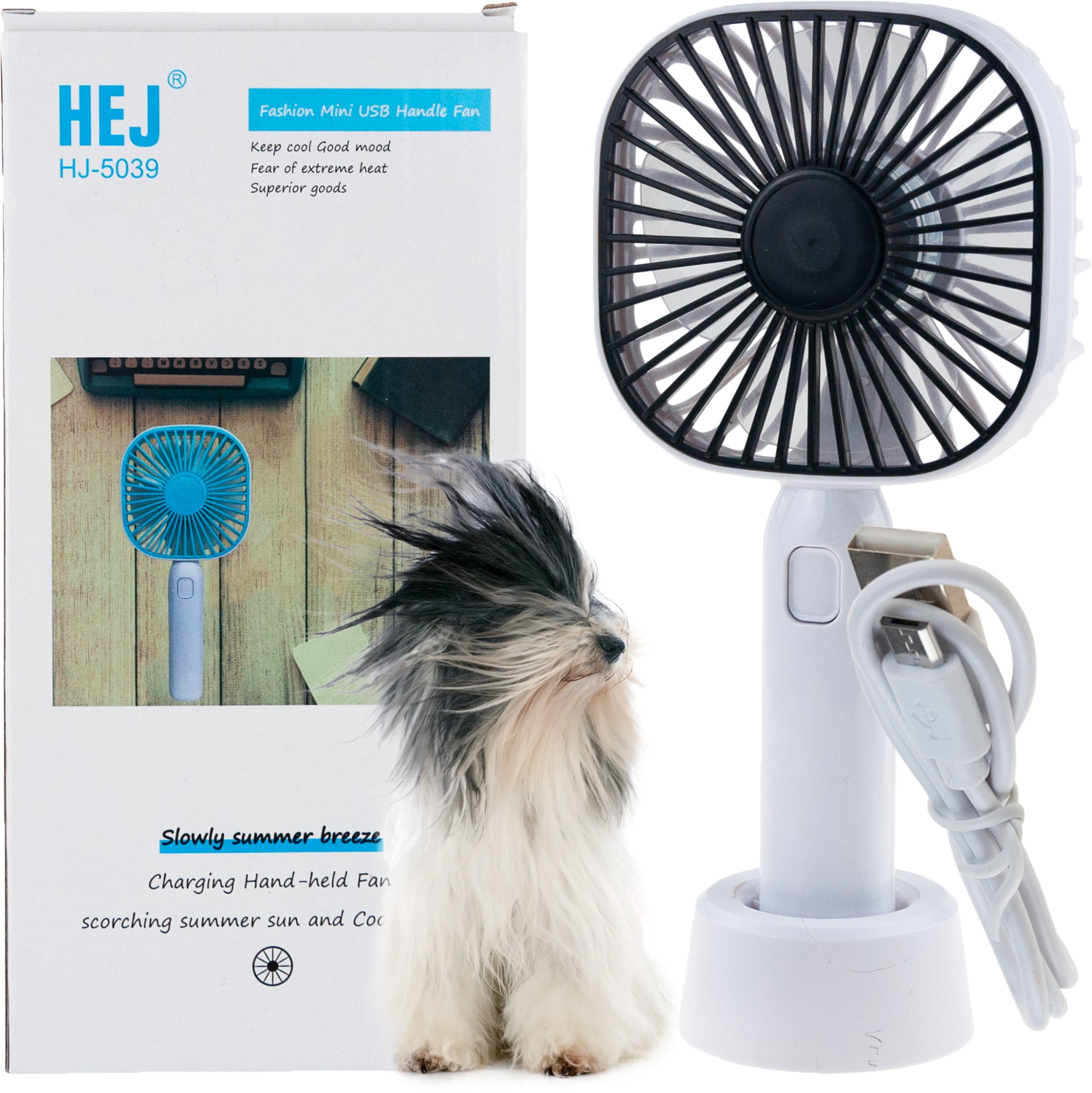 TG77648 WENTYLATOR WIATRAK MINI WIATRACZEK RĘCZNY PODRÓŻNY PLAŻOWY