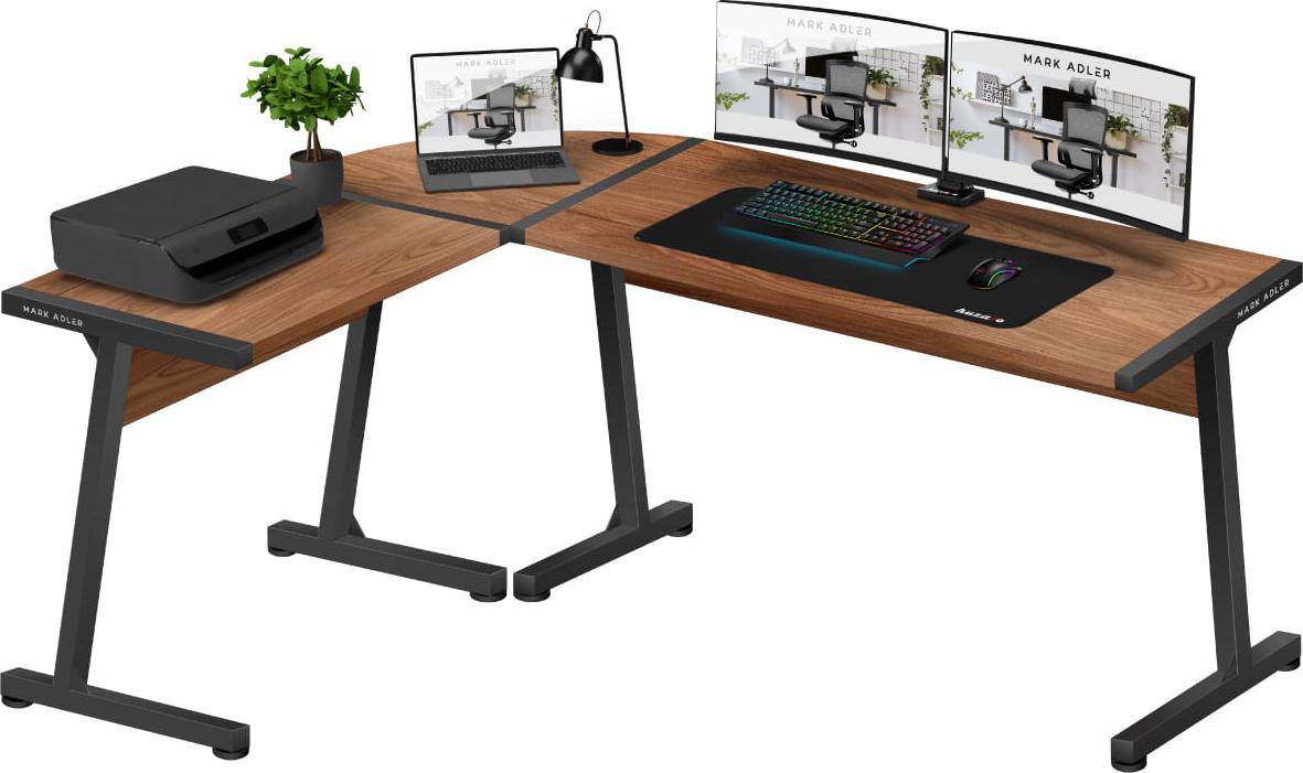 Biurko Mark Adler Leader 5.5 Orzechowe 147 cm x 112.5 cm