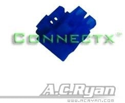 AC Ryan Connectx™ ATX4pin (P4-12V) Female - Blue 100x Niebieski