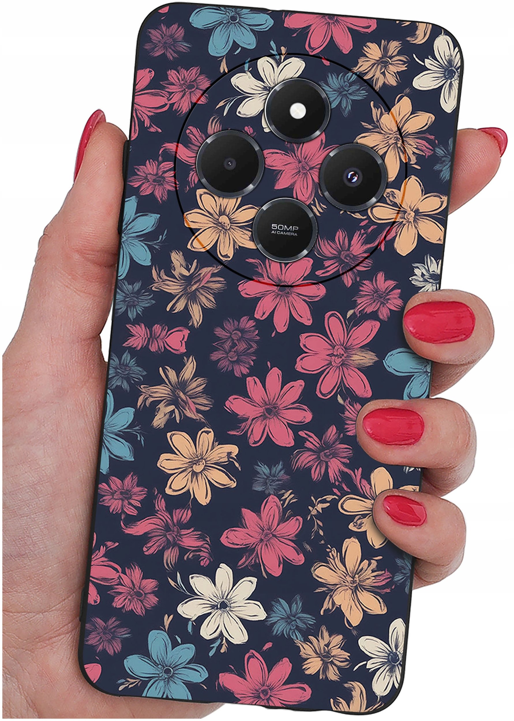 Etui do Xiaomi Redmi 14C WZORY |SILIKONOWE MATT CASE + SZKŁO 9H