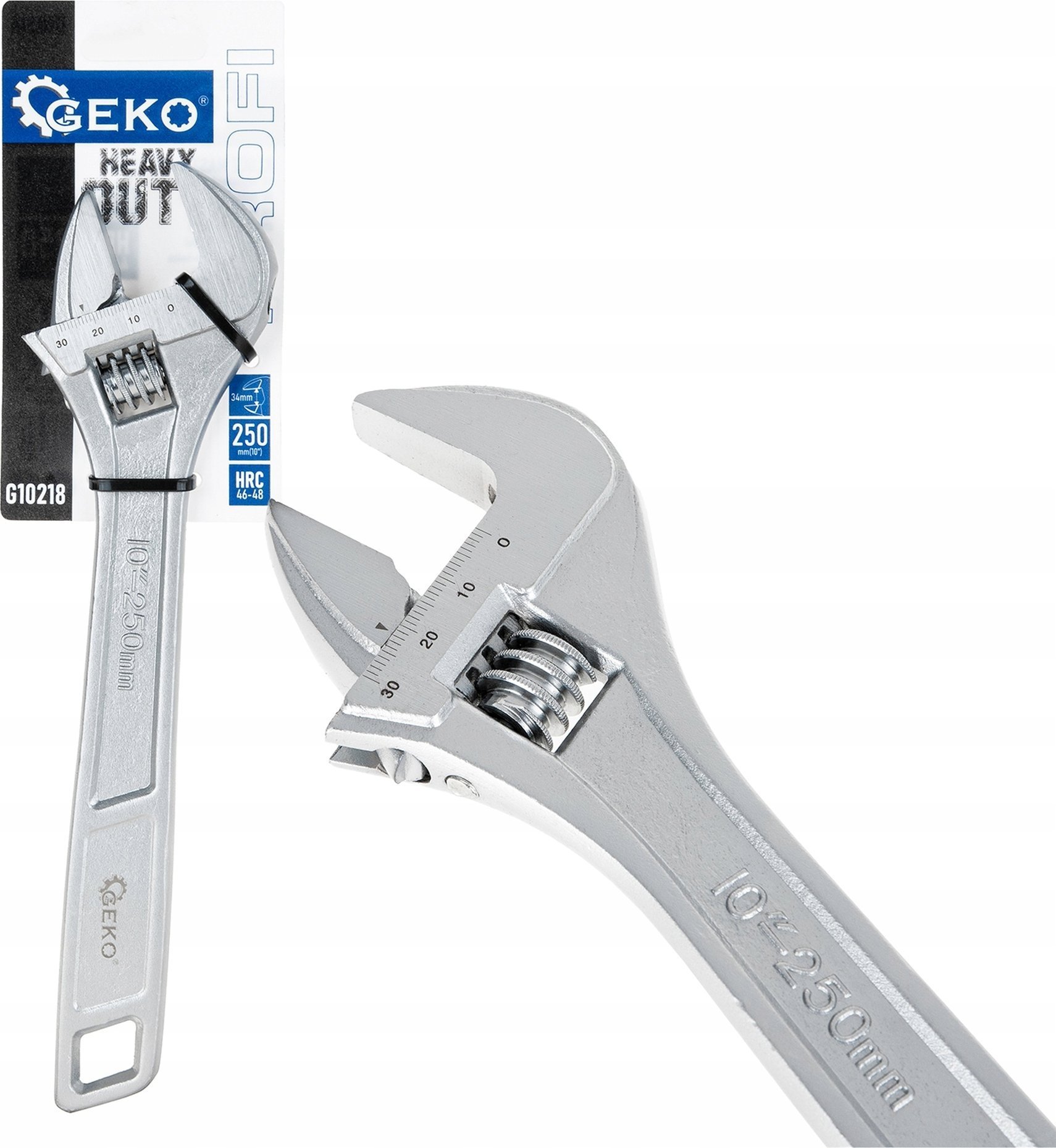 Klucz nastawny szwed 10" 34mm PROFI (6/48)