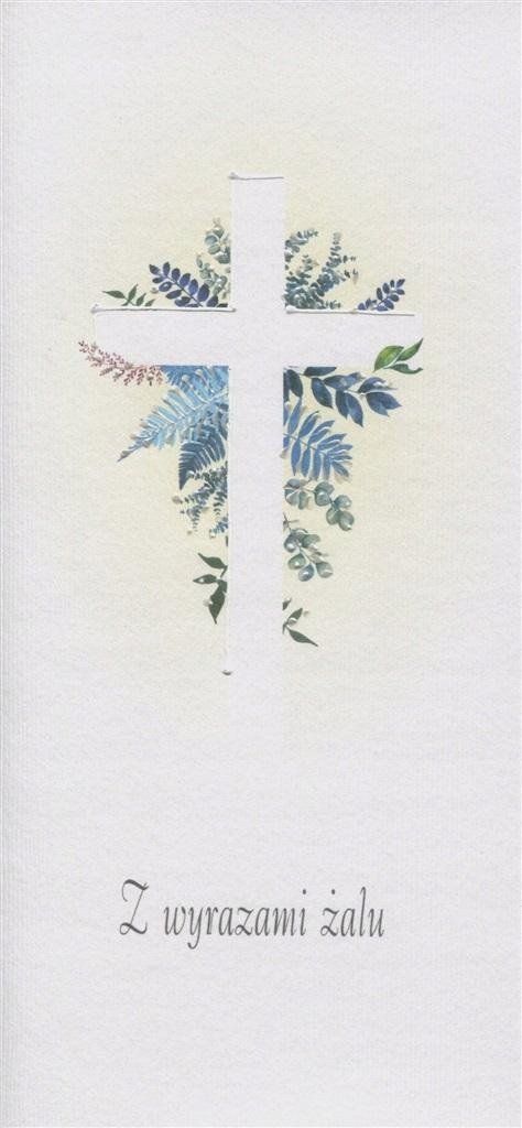 MAK Karnet Kondolencje DL KON02 - Krzyż