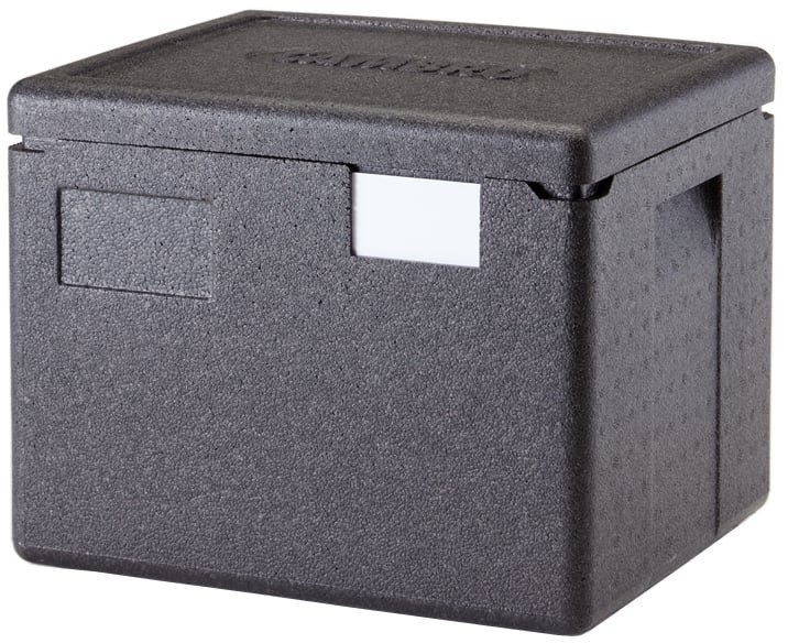 Pojemnik termoizolacyjny GN 1/2 ładowany od góry, 390x330x316 mm, czarny | CAMBRO, GoBox Top Loaders
