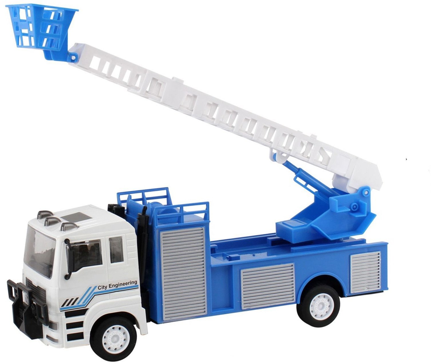 Samochód dźwig z drabiną służby miejskie z napędem typu friction