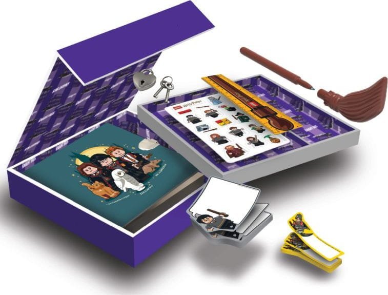 LEGO LEGO 53258 Harry Potter Zestaw piśmienniczy - Pamiętnik, długopis żelowy, naklejki