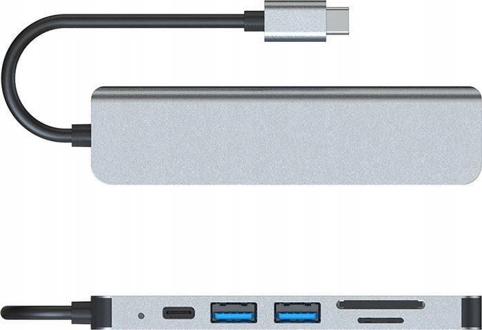 HUB USB Bounn Hub 6w1 USB-C HDMI 4K30hz USB C USB3.0 USB2.0 + SD/TF