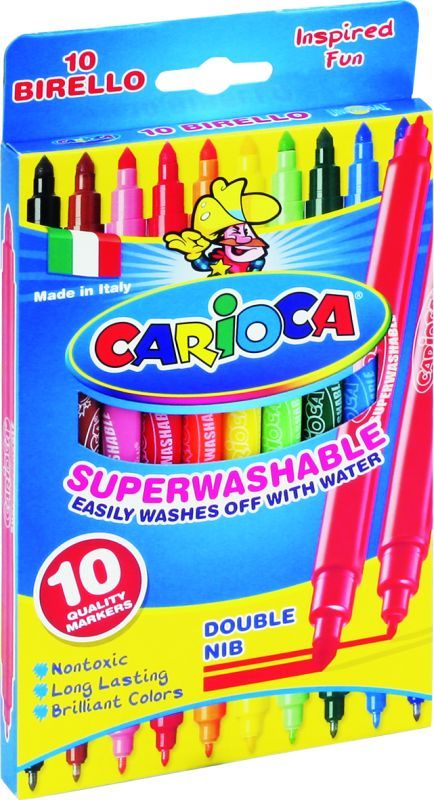 Carioca FLAMASTRY 10 KOLORÓW CARIOCA BIRELLO