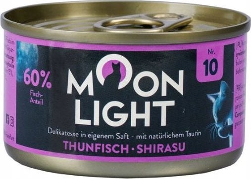 Moonlight Dinner Nr 10 - Tuńczyk i Shirasu (ryba sardelowa) 80 g