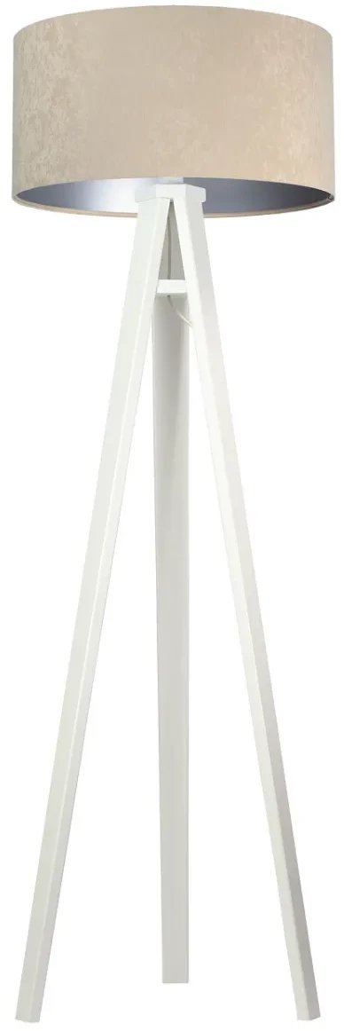 Lampa stojąca HOME 50 beżowa/srebrna/biała BPS KONCEPT