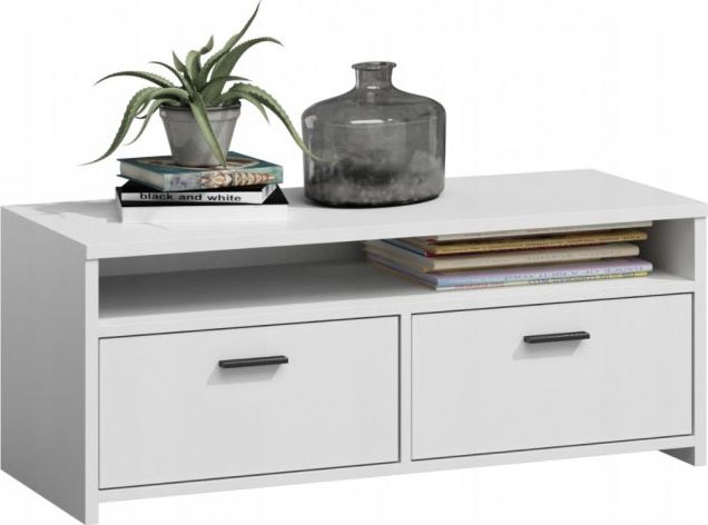 Elior Biała szafka rtv pod telewizor - Afans