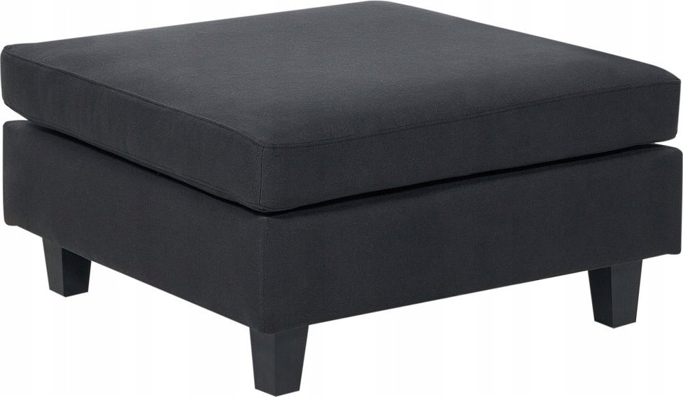 Beliani Otomana czarna UNSTAD