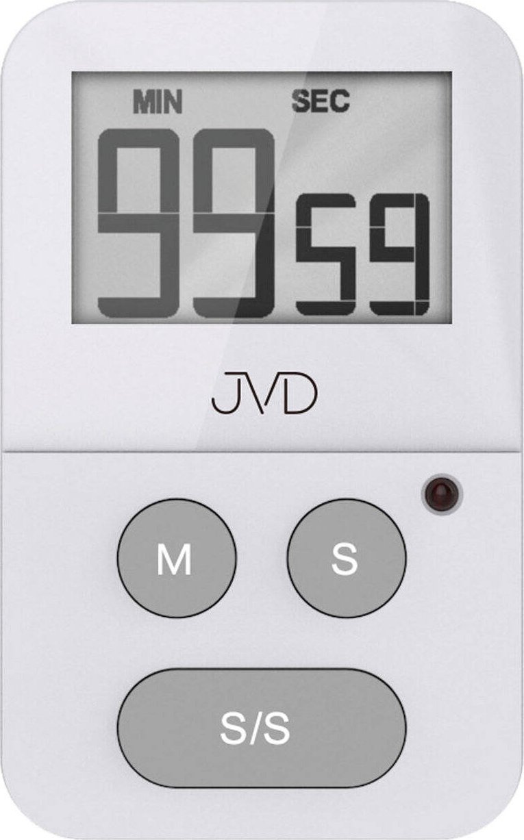 Minutnik JVD DM269.1 biały na magnes mały czytelny .