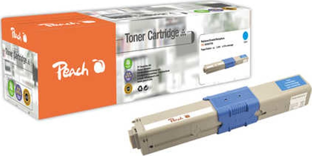 Toner Peach Toner OKI C310/510 cyan 44469706 Moduł - PT241
