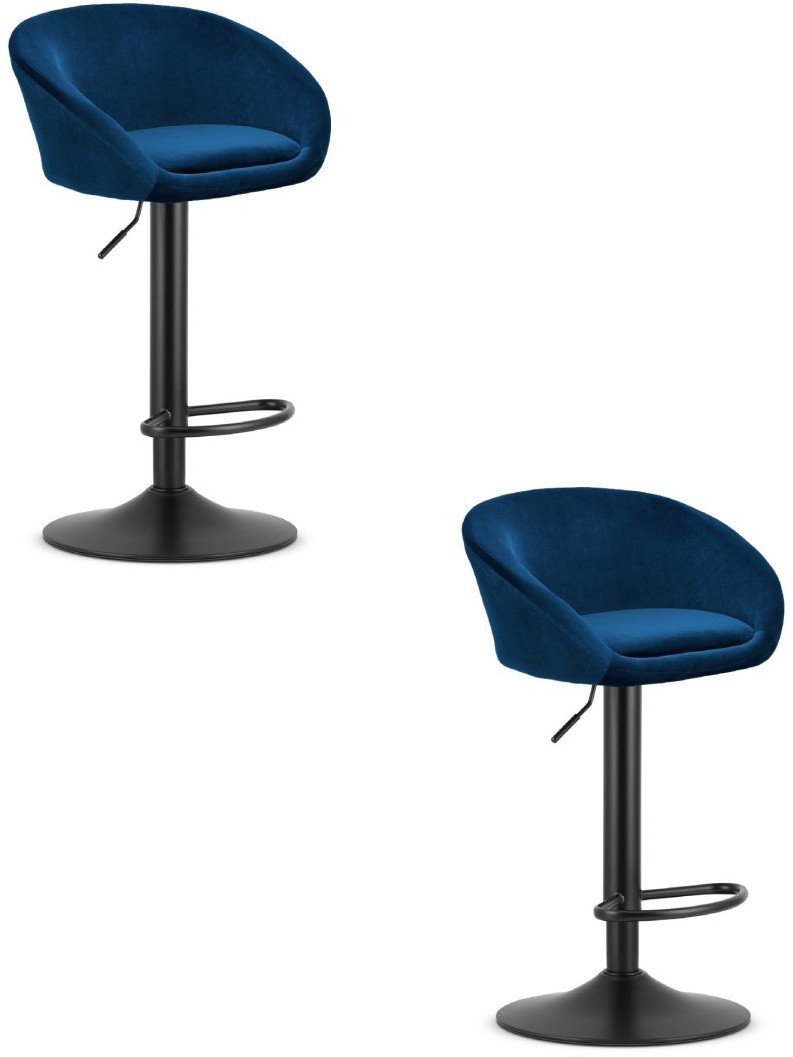 Hoker EAST - aksamit granatowy / baza czarna x 2