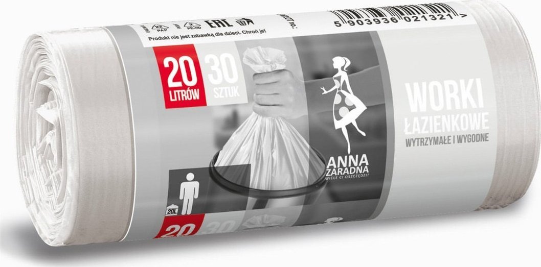 Anna Zaradna Worki na odpady domowe 20L 30szt. (5903936021321)