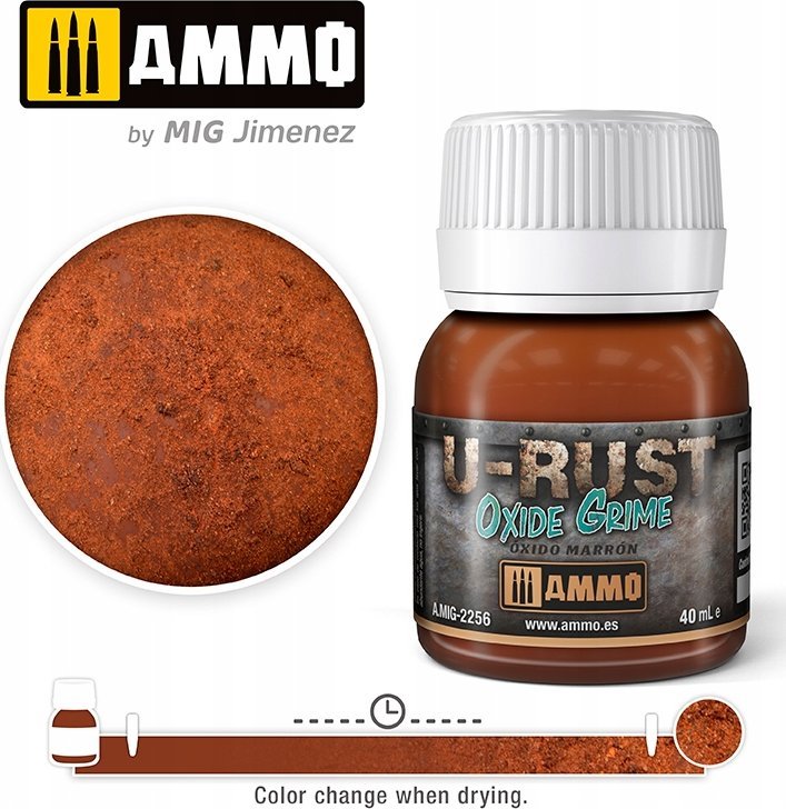 Vallejo Ammo: U-Rust - Oxide Grime (40 ml)