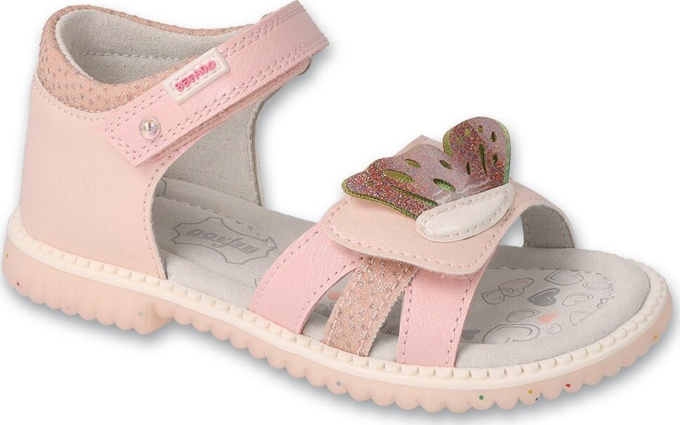 Befado Befado - Obuwie dziecięce sandałki dla dziewczynki różowe 31