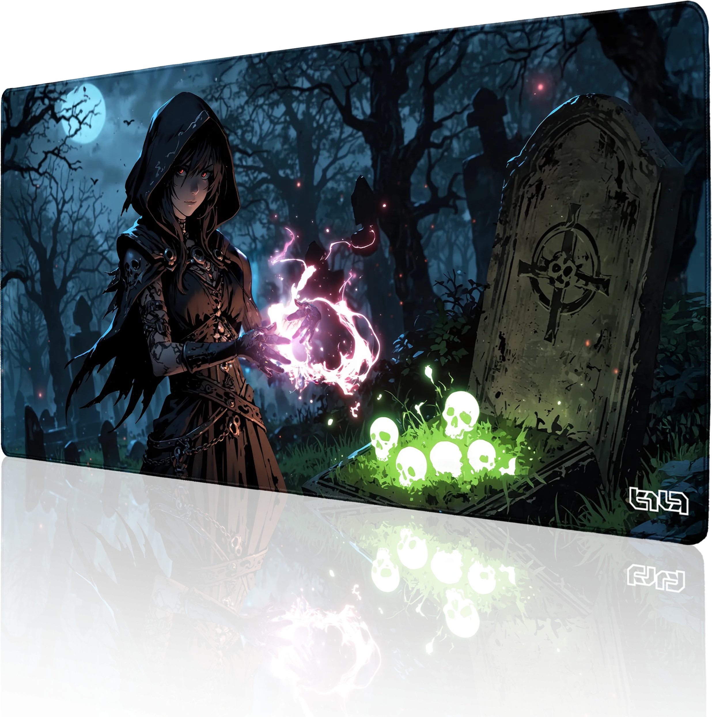 PODKŁADKA POD MYSZKĘ XXL Nekromantka Kuro 100x50 TILT Antypoślizgowa XXL