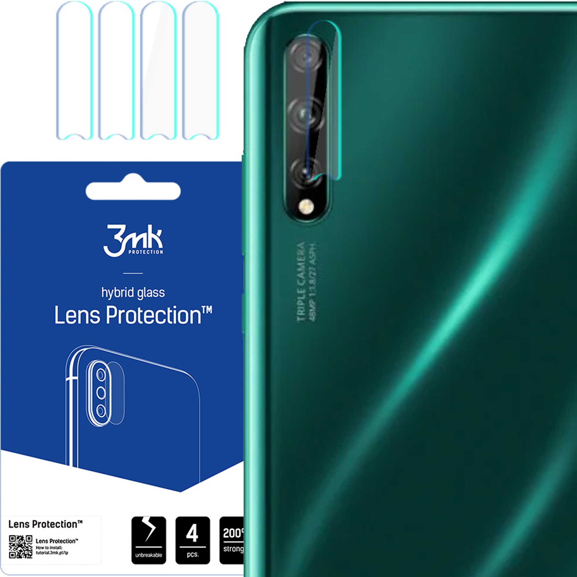 HUAWEI Y8P - 3MK LENS PROTECTION