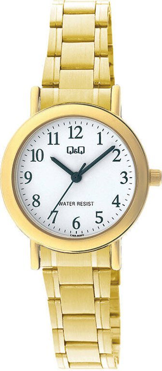 Zegarek Q&Q Zegarek C18A-003P Damski Klasyczny Złoty 30M .