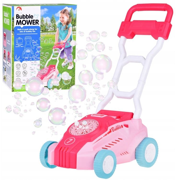A lawn mower for blowing soap bubbles ZA4925 RO