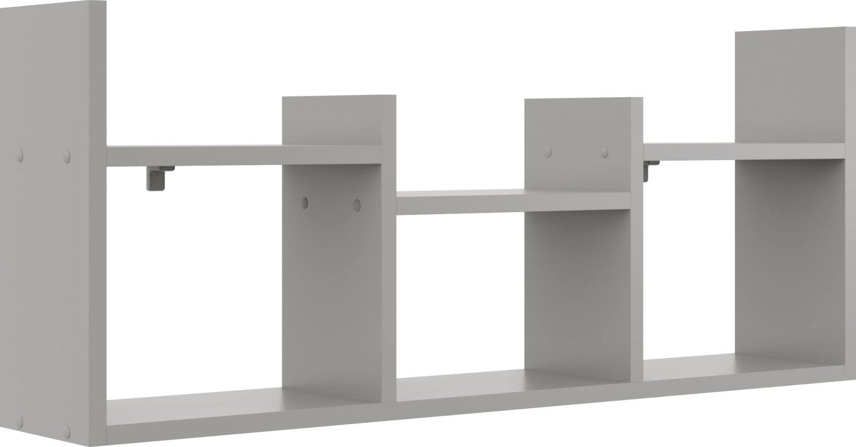 Tyletegotu Dekoracyjna półka wisząca, 97x18x40 cm, szary, mat