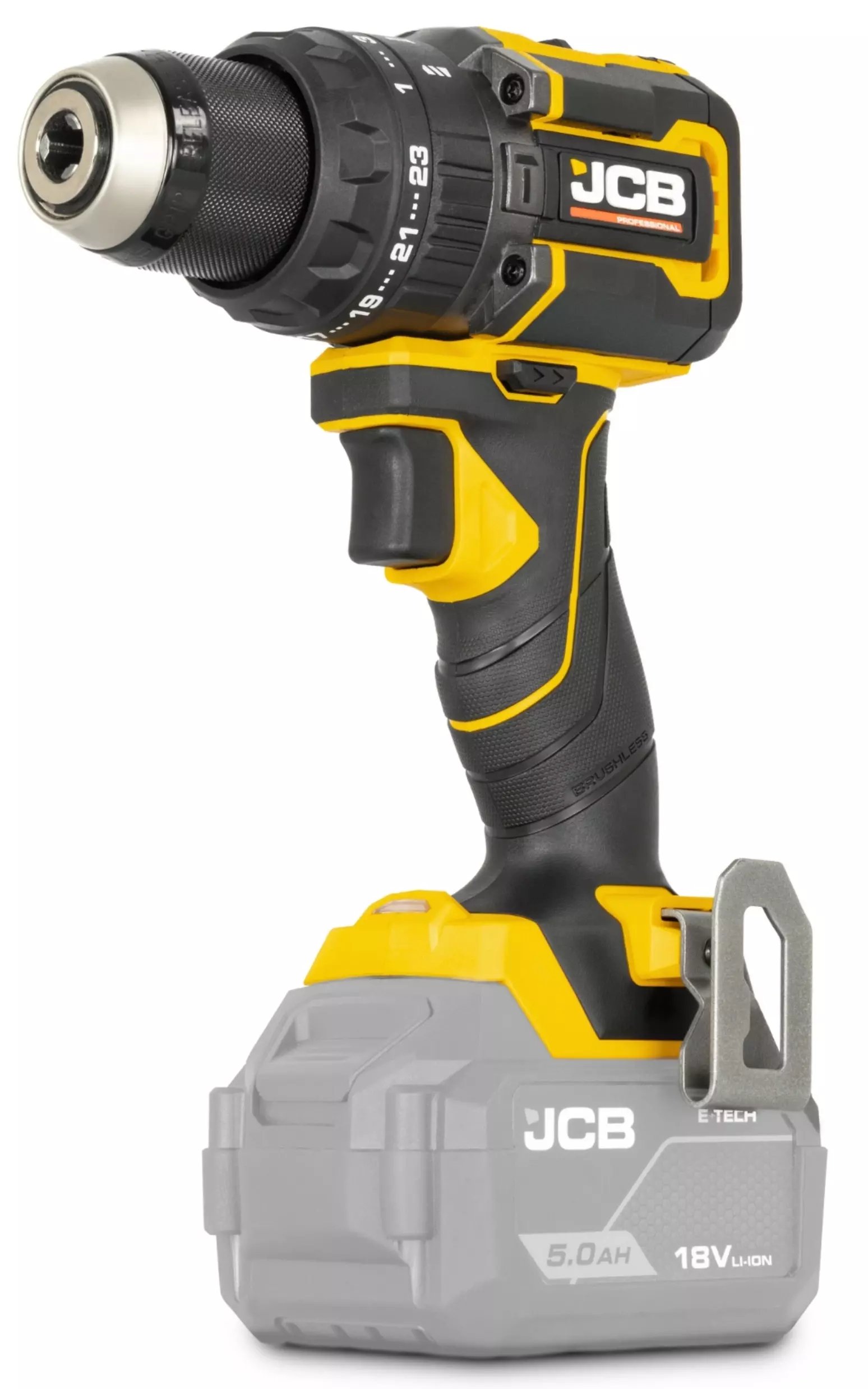JCB Professional 18V Wiertarko-Wkrętarka Udarowa Kompaktowa 75 Nm Akumulator Li-Ion