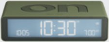 Lexon Flip Classic Two-sided Alarm Clock khaki LR157K9