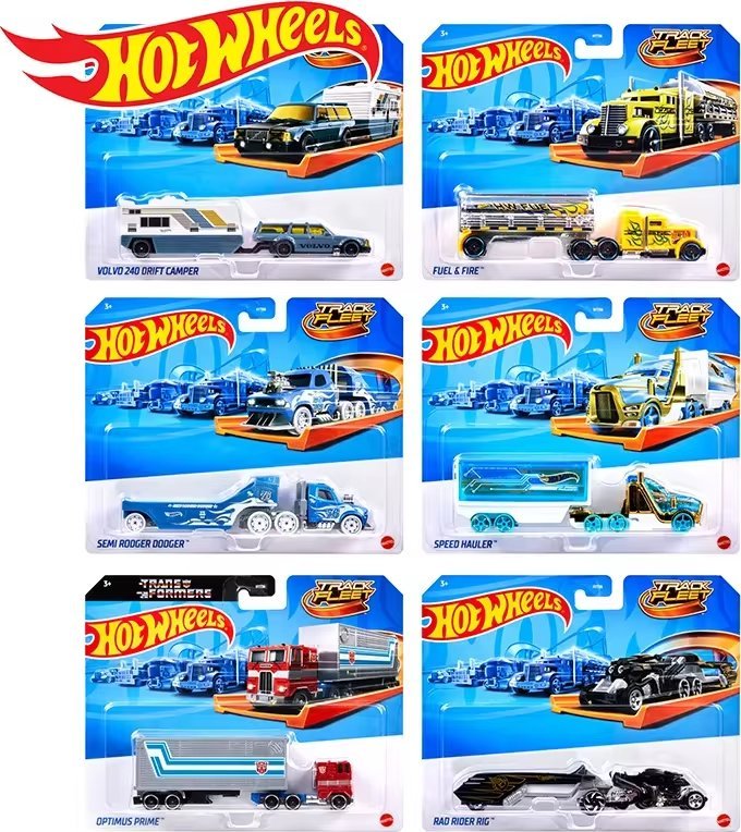 Mattel Track Fleet Pojazd z naczepą HYT56