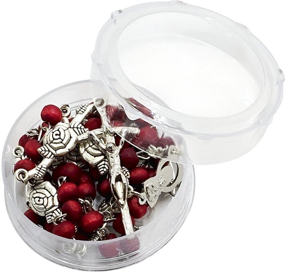 Różaniec zapachowy różany w pudełku