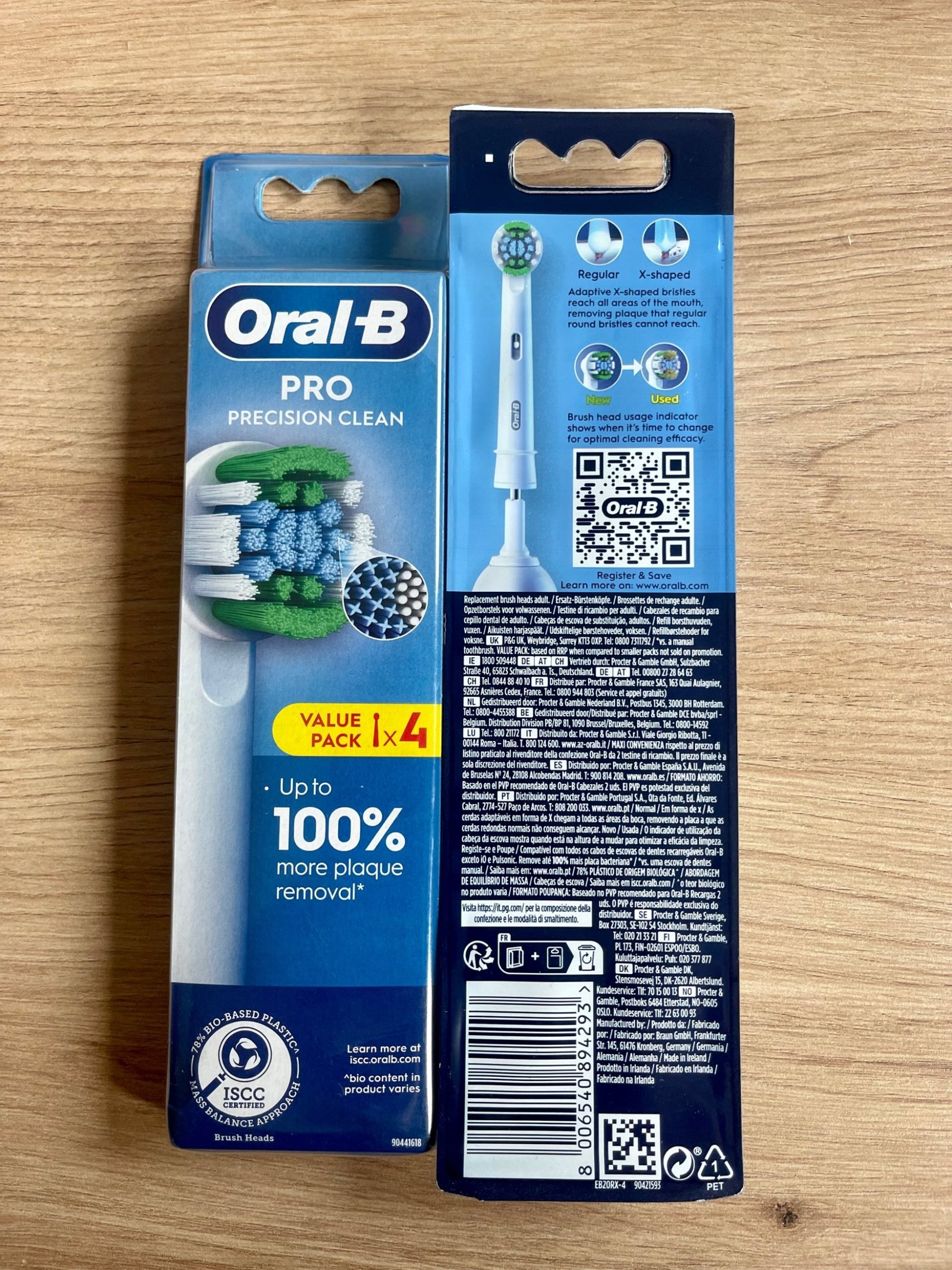 Oral-B Pro Precision Clean Replacement 4 Heads