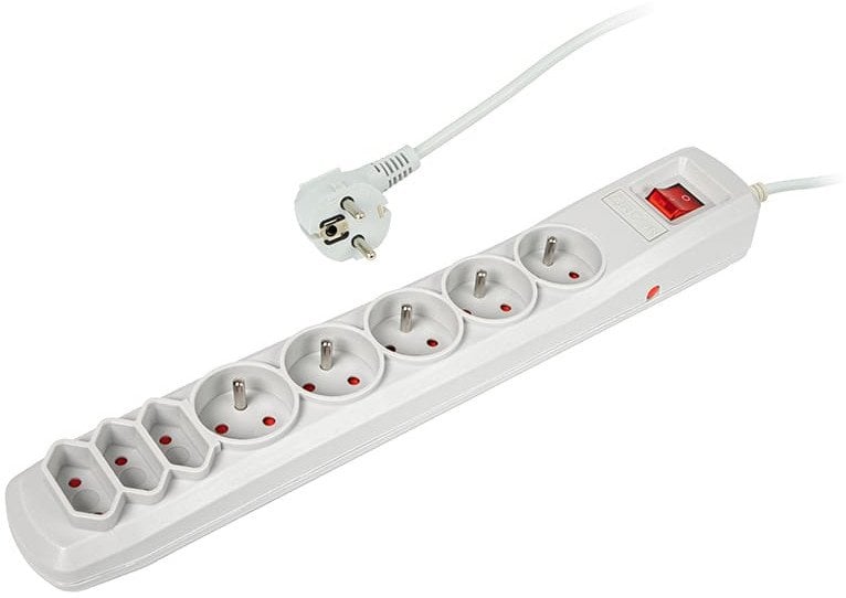 98-409# Filtr sieciowy 5m r-8 szary