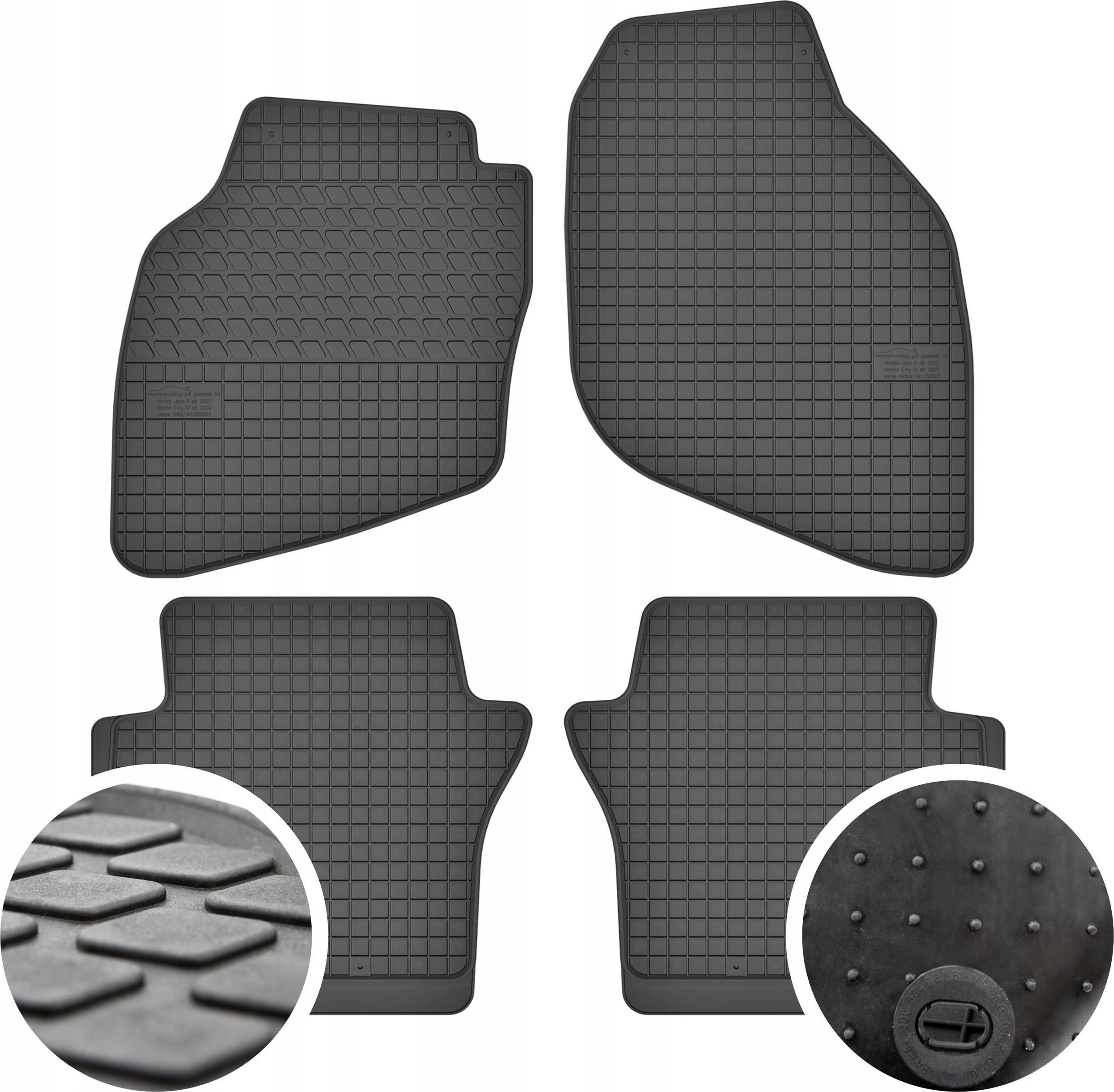 GeyerHosaja Dywaniki gumowe do Honda Jazz II