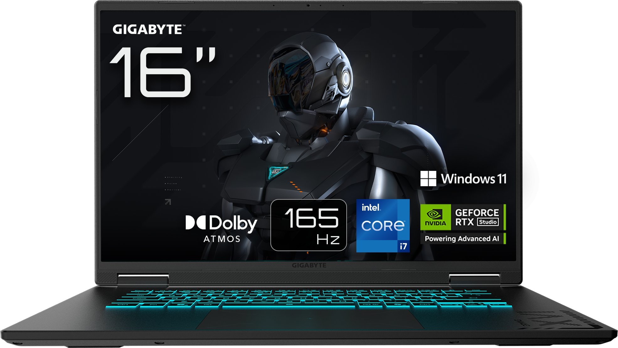 GIGABYTE Gaming A16 CMHI2DE894SH, Black Steel Gaming Laptop, Core i7-13620H, RTX 4050