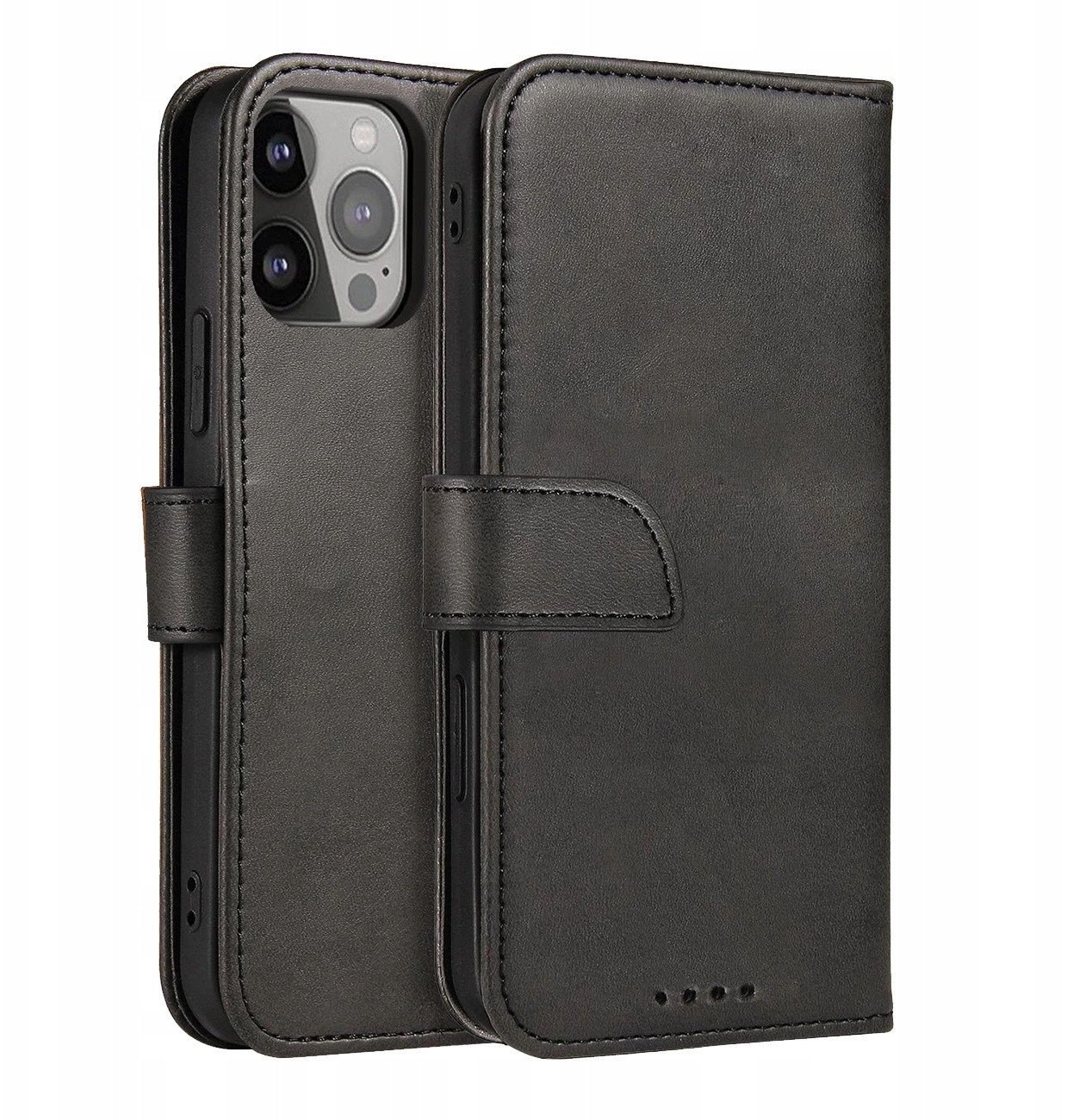 Etui Magnet Case z klapką do Samsung Galaxy S25 - czarne