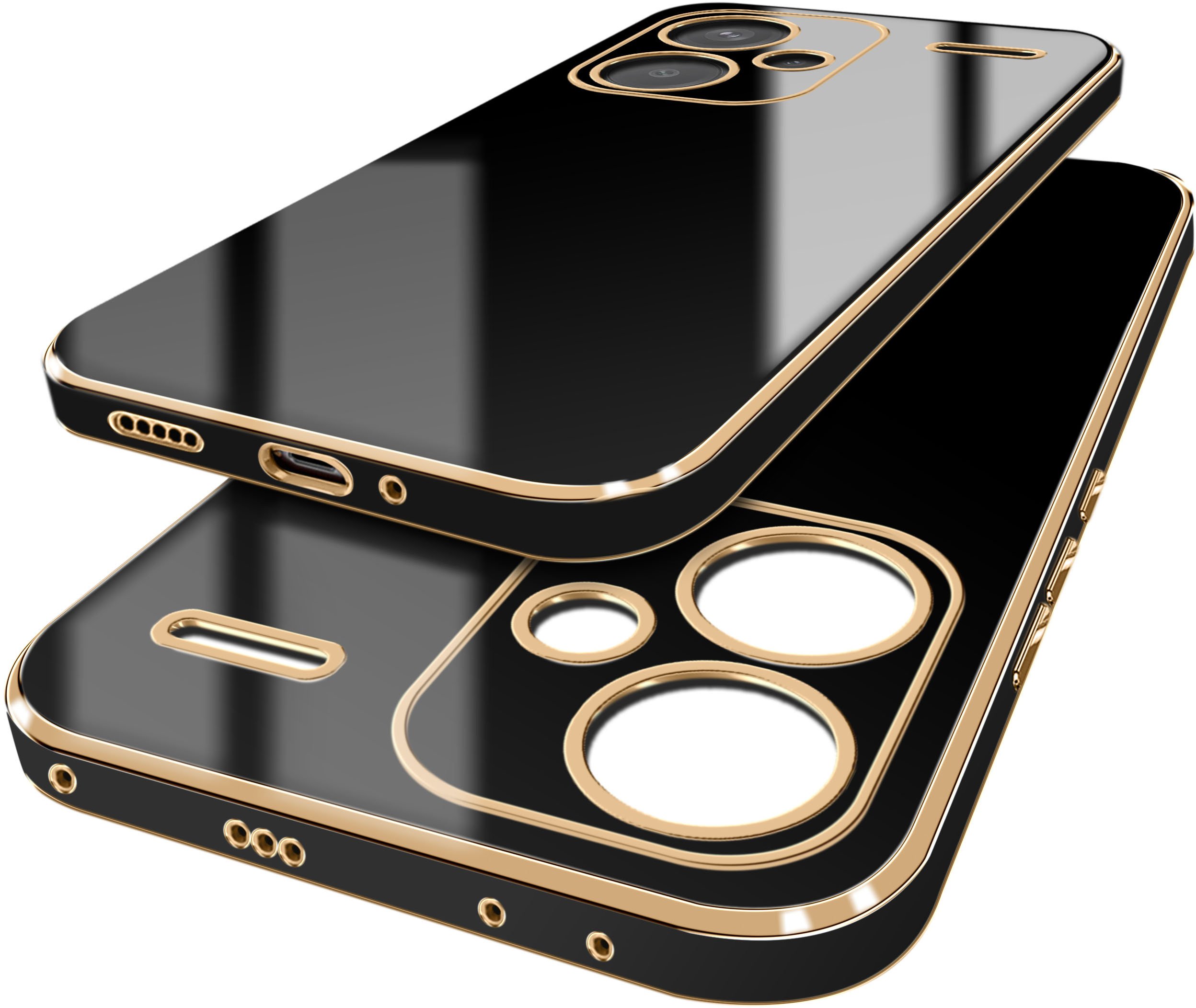 Etui do Xiaomi Redmi Note 13 Pro+ Plus 5G GOLD GLAMOUR