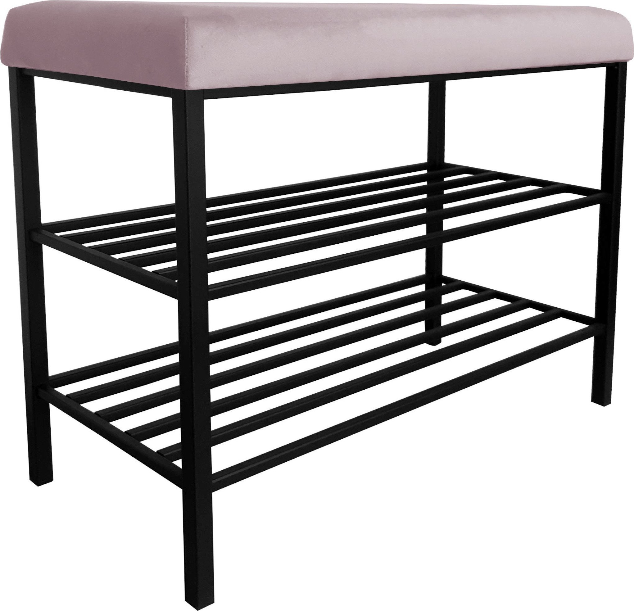 Atos Szafka na buty Regał Półka stelaż czarny MG55