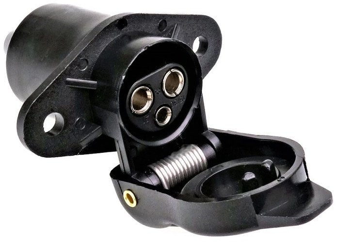 Gniazdo elektryczne 3 pin złącze 3 pinowe amio-03212