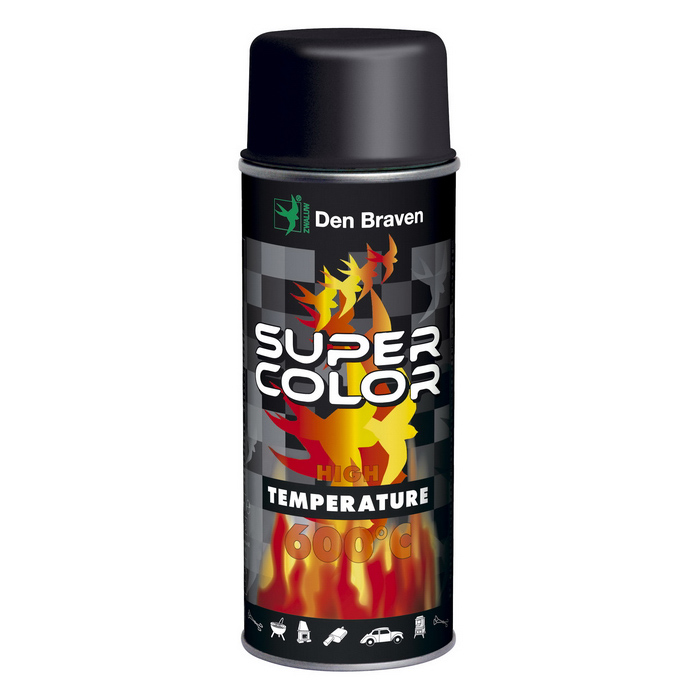 Den Braven Spray do wysokich temperatur czarny 400ml DBSUP085915