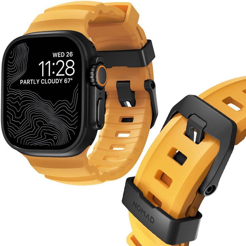 NOMAD Rocky Point Band Sol Connector Black Titanium 49mm / 46mm / 45mm