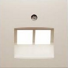 Hager Pokrywa do gniazda teleinformatycznego kremowa - 5314098982