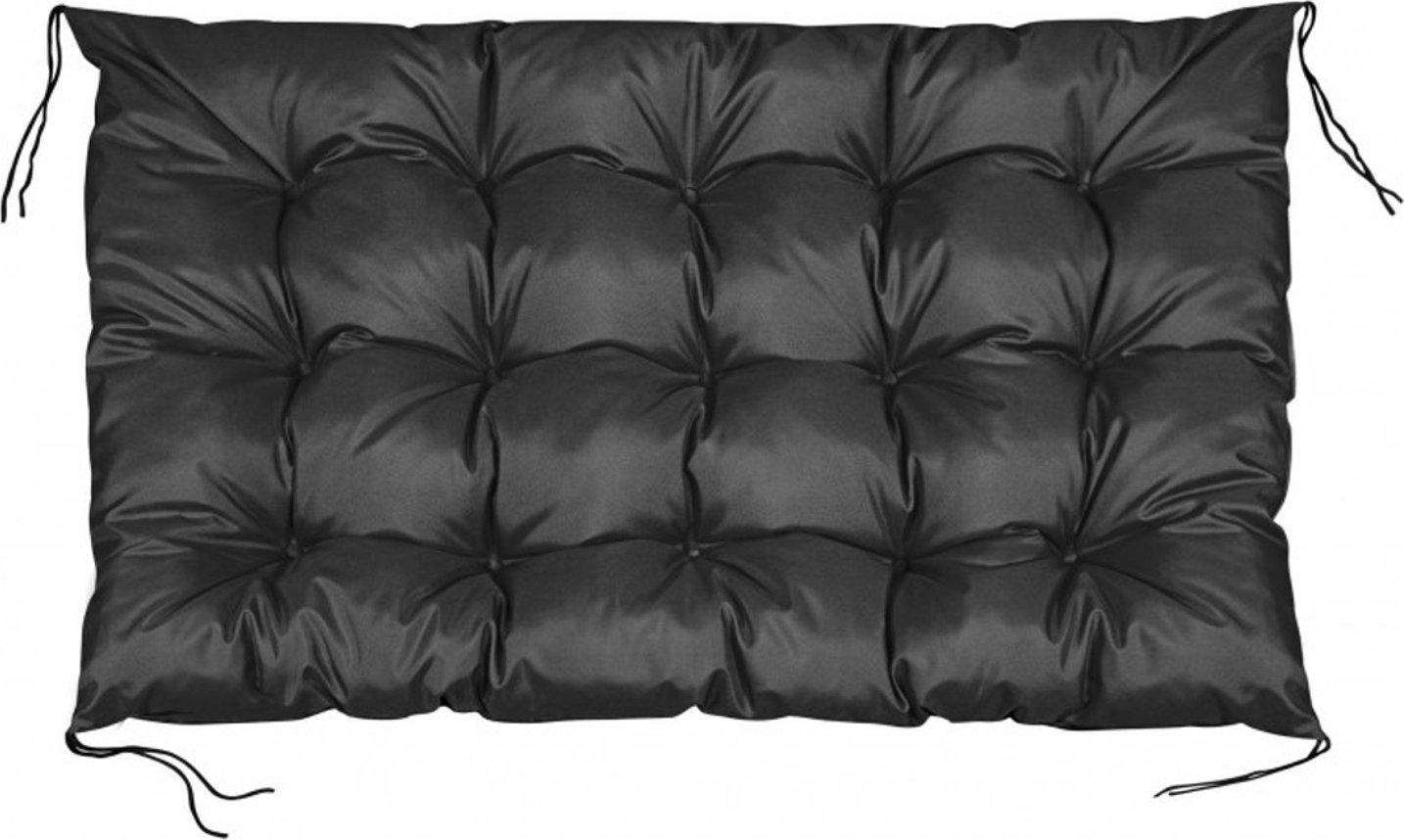 vidaXL Poduszka ogrodowa na palety - 120X80cm, czarna