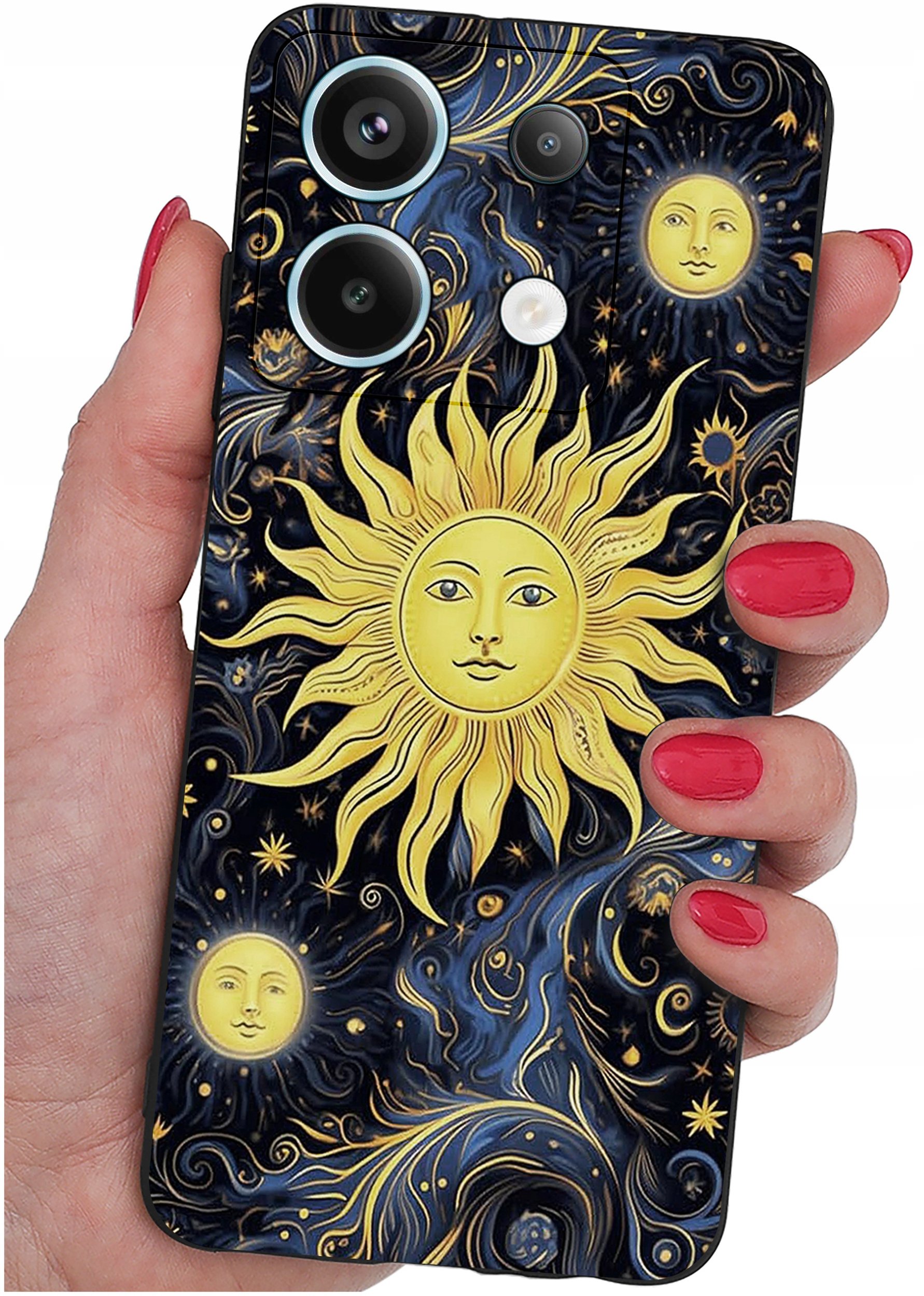 ETUI do Xiaomi Redmi Note 13 Pro 5G WZORY |SILIKONOWE MATT CASE +SZKŁO 9H