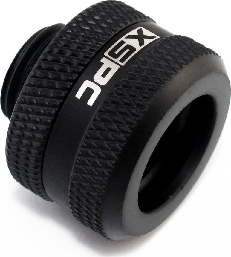 XSPC XSPC Anschluss G1/4" auf 14mm Hardtube, schwarz matt - 8 Stück