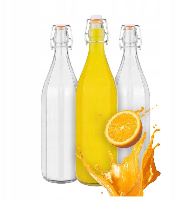 6X BUTELKI COSTOLATA 500ml Z KORKIEM MECHANICZNYM Butelki szklane 0,5L