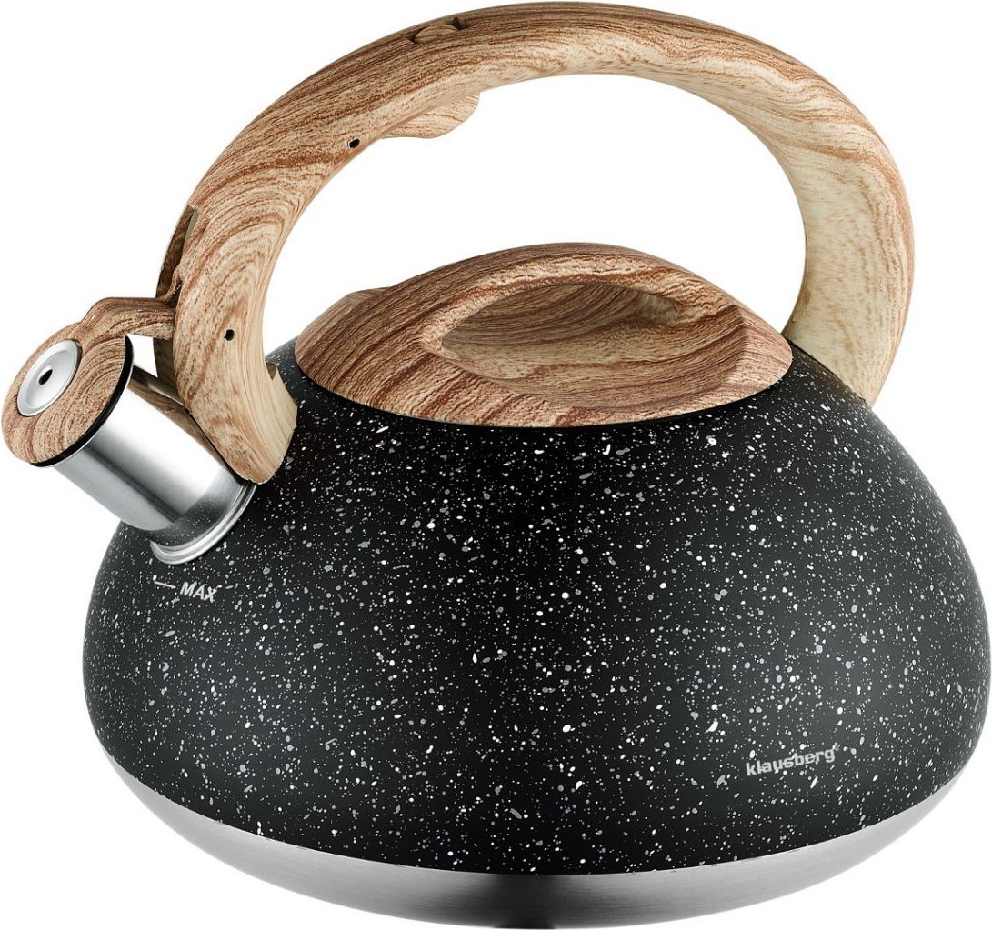 Klausberg CZAJNIK Z GWIZDKIEM 2,7L KLAUSBERG KB-7282 GRANIT WOOD