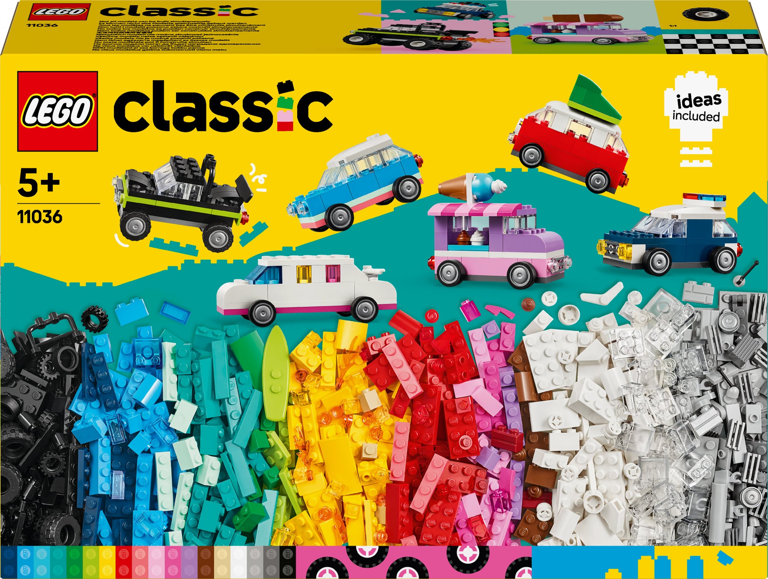 LEGO Classic Kreatywne pojazdy (11036)