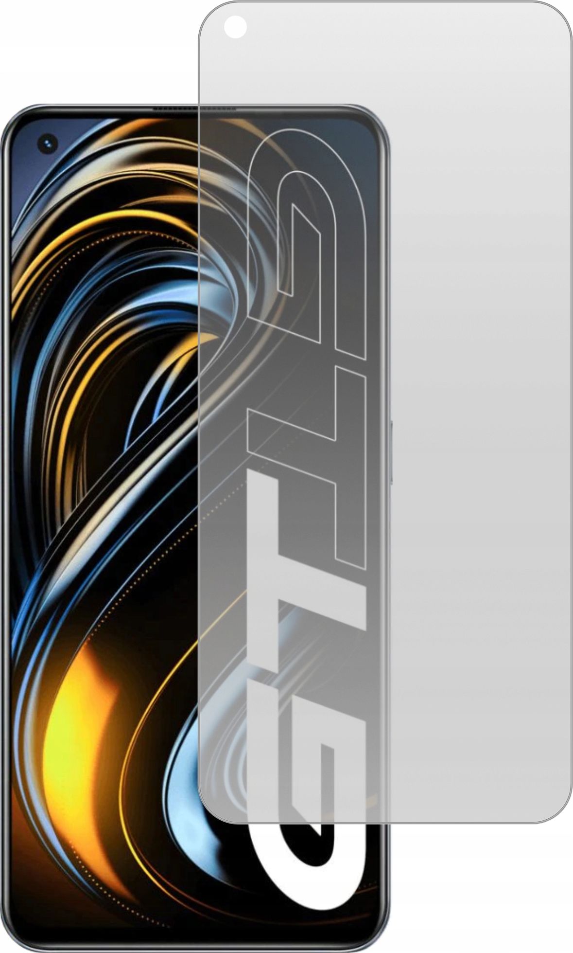 etumi Szkło Hartowane 9H Do Realme Gt 5G Szybka Na Ekran Szkiełko Ochronne Na Ekran Twarde Płaskie Przód / Ochrona Matrycy Telefonu Glas0394